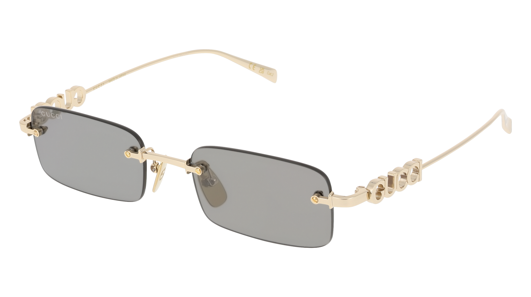 美品★ GUCCI archive sunglasses rimless GUCCI Rimless rectangle-frame sunglasses | Harvey Nichols